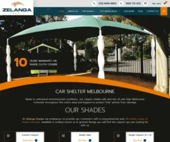 Zelangashades.com.au(Shade Sails Carport In Melbourne) Screenshot