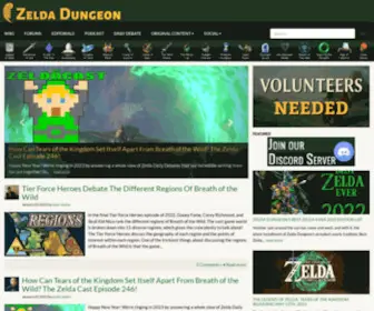 Zeldadungeon.net(Zelda Dungeon) Screenshot