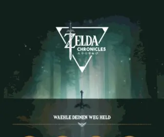 Zeldaeurope.de(Zelda Chronicles ist die deutschsprachige Fangemeinde rund um das The Legend of Zelda) Screenshot