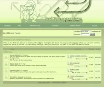 Zeldapower.com(Zelda) Screenshot