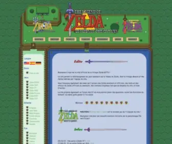 Zeldaroth.fr(Site officiel de The legend of Zelda) Screenshot