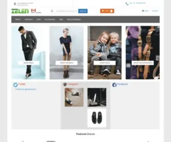 Zelenshoes.com(Zelen Shoes) Screenshot