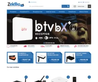 Zeletro.com.br(Receptor Azamerica) Screenshot