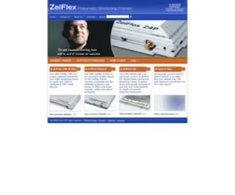 Zelflex.com(Pneumatic Streching Frames) Screenshot