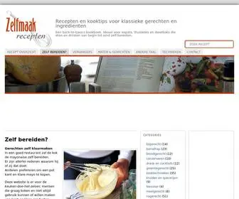 Zelfmaakrecepten.nl(Deze website) Screenshot