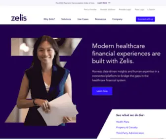 Zelis.com(Modern Healthcare Financial Experiences are Built with Zelis Facebook Twitter LinkedIn) Screenshot