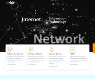Zelitesolutions.com(Software Development) Screenshot