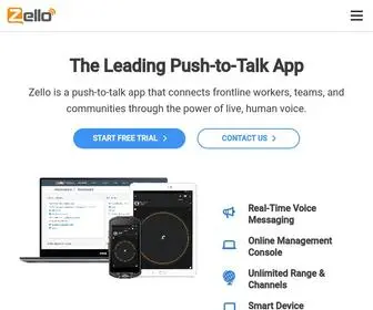 Zello.com(Stay connected with your team using Zello) Screenshot