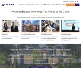 Zelmanassociates.com(We are housing's preeminent boutique research firm. Our thought leadership) Screenshot