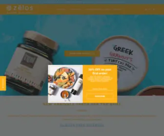 Zelosgreekartisan.com(Buy Premium Greek Gifts & Food Products Online) Screenshot