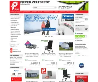 Zeltdepot.de(Zelte, Sonnendächer, Markisen und Pavillions vom) Screenshot
