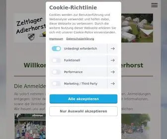 Zeltlager-Adlerhorst.de(Zeltlager Adlerhorst) Screenshot