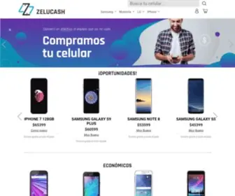 Zelucash.com(Comprá Celulares Usados con Garantía) Screenshot