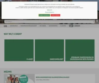 Zelzate.be(Officiële website van gemeentebestuur Zelzate) Screenshot