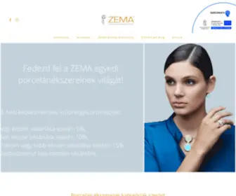 Zemaekszer.hu(ZEMA porcelán ékszer webshop a gyártótól) Screenshot