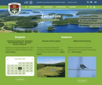 Zemaitijosnp.lt(Žemaitijos nacionalinis parkas) Screenshot