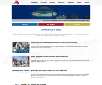 Zeman-Stahl.com(Competence in Steel) Screenshot