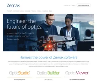 Zemax.com(Design Tools) Screenshot