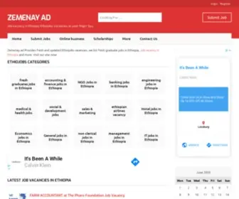 Zemenayad.com(Zemenay ad) Screenshot