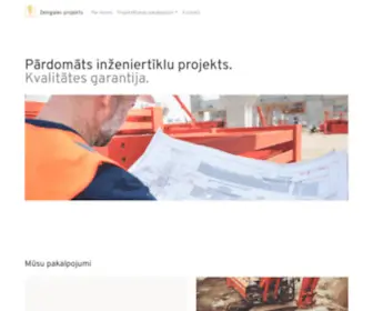 ZemGalesprojekts.com(SIA Zemgales Projekts) Screenshot