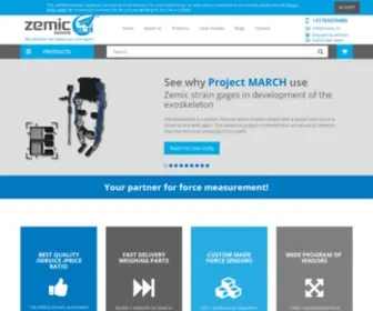 Zemiceurope.com(Zemic Europe) Screenshot