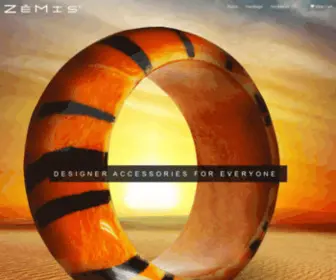 Zemis.com(ZeMis is a designer accessories store) Screenshot
