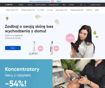 Zemits.pl(Amerykańskie urządzenia kosmetyczne) Screenshot