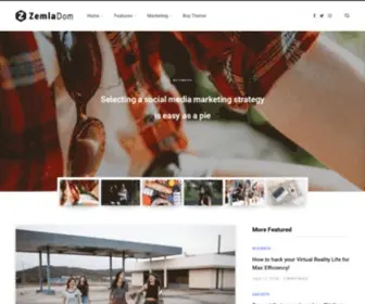 Zemladom.org(Fashion & Lifestyle Blog) Screenshot