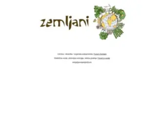 Zemljani.com(Organski uzgoj i zdrava prehrana) Screenshot