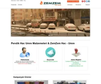 ZemZemhacumre.com(Pendik Hac Umre Malzemeleri (Zem) Screenshot