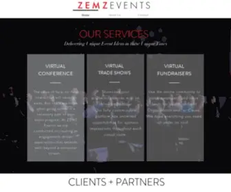 ZemZevents.com(Event Specialist) Screenshot