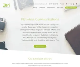 Zen-Communications.co.uk(Zen Communications) Screenshot