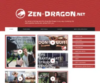 Zen-Dragon.net(Better yourself thru martial arts) Screenshot