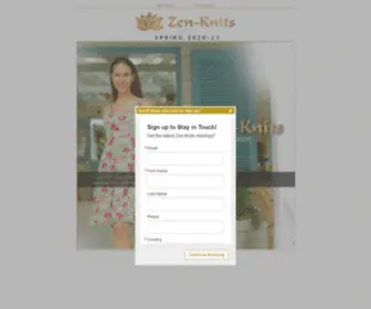 Zen-Knits.com(Zen-KnitsCollection) Screenshot