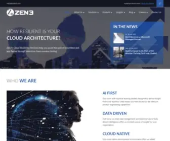 Zen3.com(Web & App Development Outsourcing Services) Screenshot