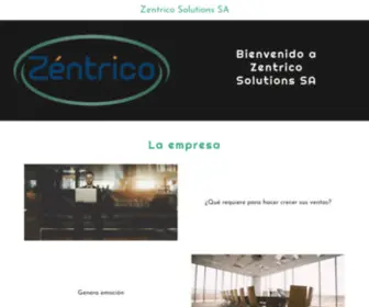 Zen3CO.com(Zentrico Solutions SA) Screenshot