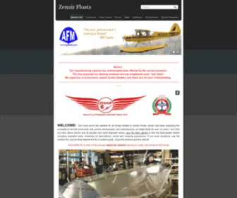 Zenairfloats.com(Zenair Ltd) Screenshot
