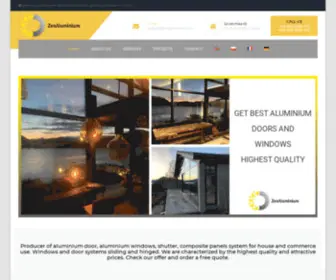 Zenaluminium.com(Premium aluminium Door) Screenshot