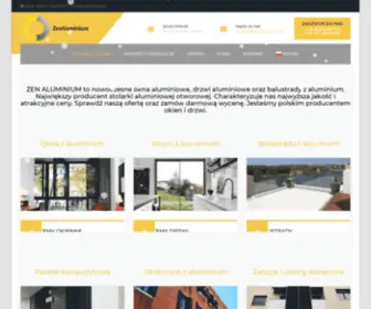 Zenaluminium.pl(Drzwi, okna aluminiowe) Screenshot