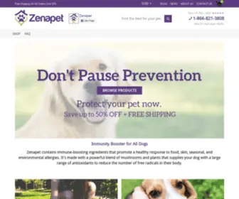 Zenapet.com(Dog Allergy Relief) Screenshot