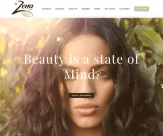 Zenasalonspa.com(Zena Salon Spa) Screenshot