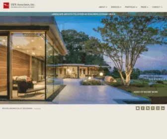 Zenassociates.com(Landscape Design) Screenshot