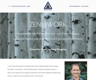 Zenatwork.org(Zen at Work) Screenshot