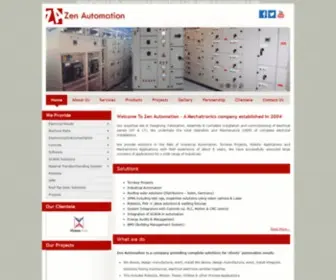 Zenautomation.in(An electrical panel) Screenshot