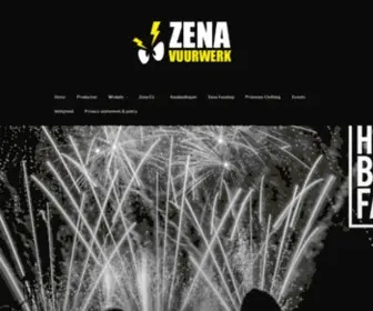 Zenavuurwerk.com(Zena Vuurwerk) Screenshot