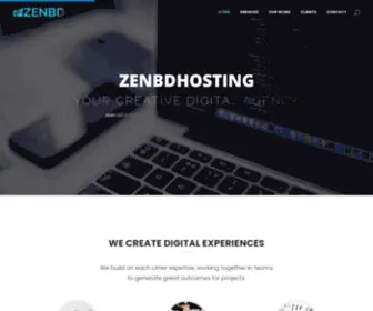 Zenbdhosting.com(ZenBD Hosting) Screenshot