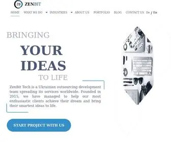 Zenbit.tech(Mobile and Web App Development Company) Screenshot