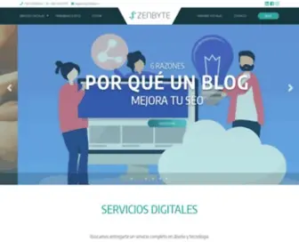 Zenbyte.cl(Agencia Digital ZenByte) Screenshot