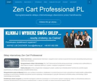 Zencart.com.pl(Sklepy internetowe Zen Cart Professional) Screenshot