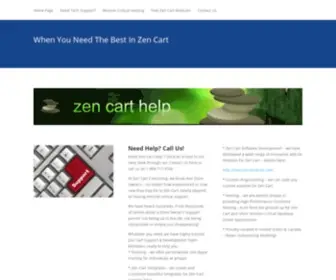 Zencartconsulting.com(Zen Cart Help) Screenshot